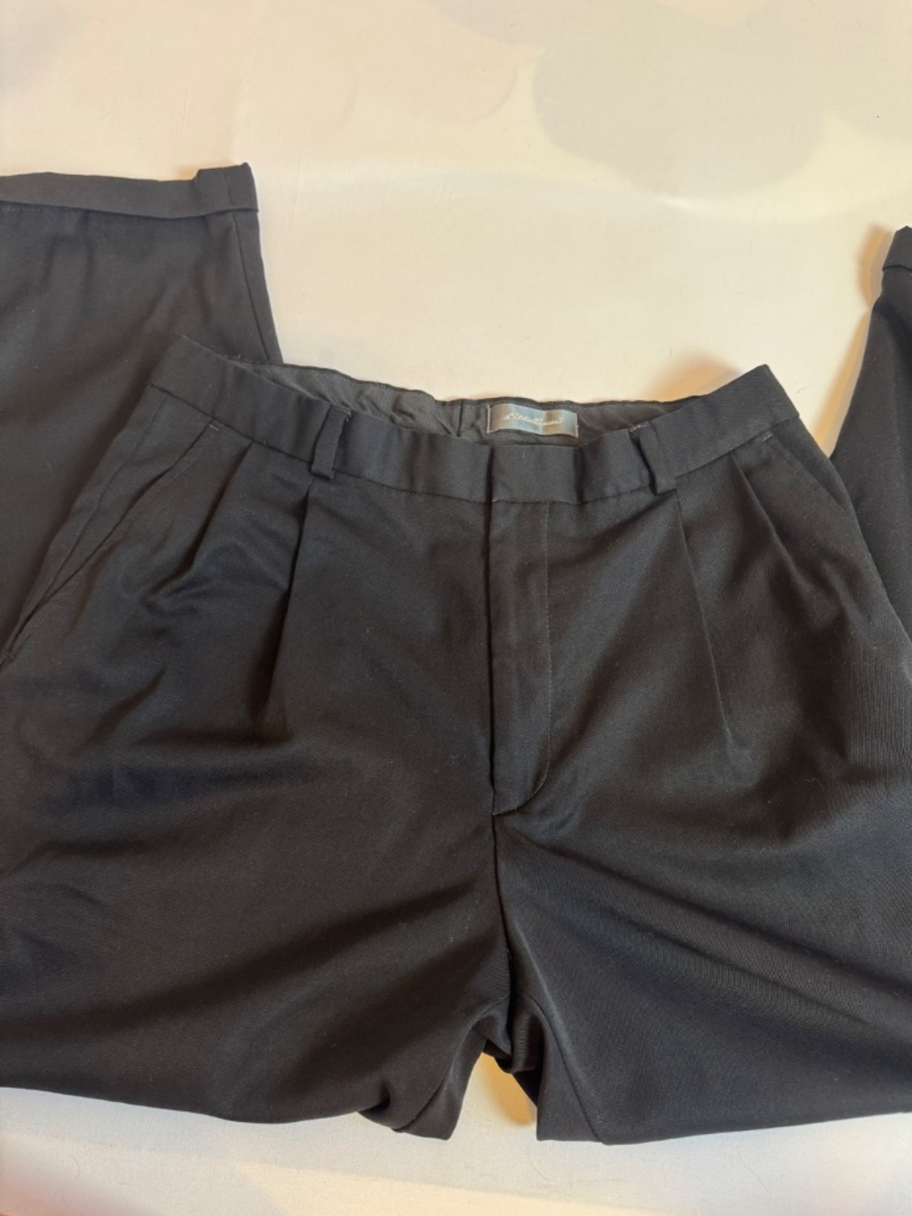 Vintage Men's 100% Wool Double Pleated Dress Pants 35/30